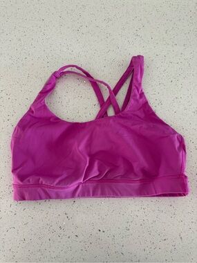 Lululemon Magenta Strappy Sports Bra - Women Intimates & Sleepwear